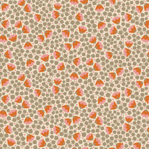Tilda Patchwork Stoff Baumwolle - Wallflower - Bellflower Sand